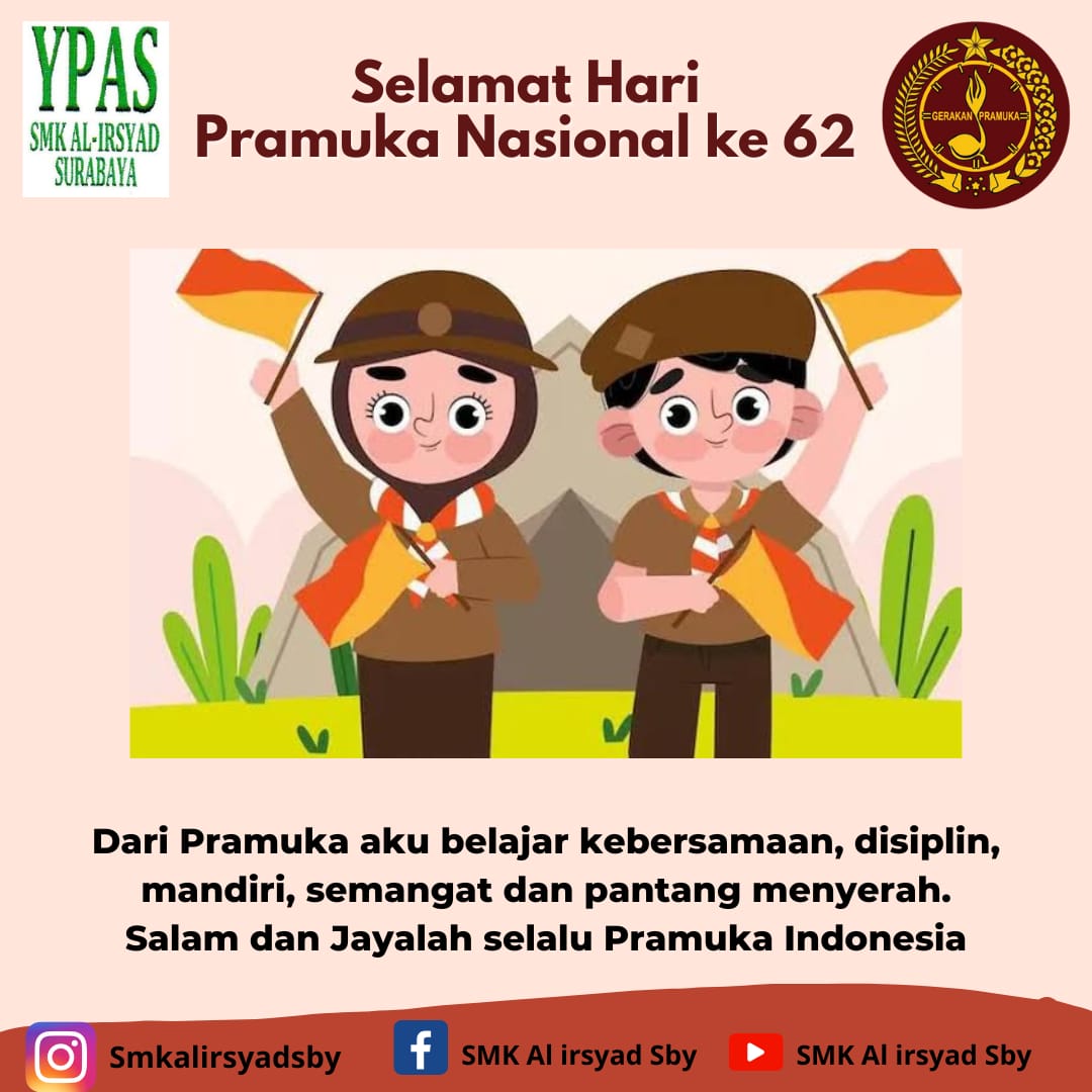 SMK Al-Irsyad Surabaya turut melaksanakan pramuka